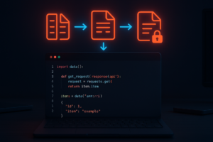 Foxit PDF Editor API workflow diagram showing programmatic PDF editing operations.